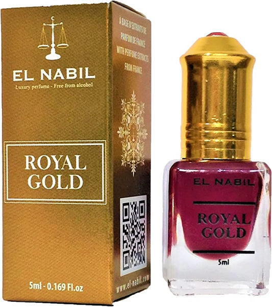 Royal Gold - Parfum : Mixte - Extrait de Parfum Sans Alcool - El Nabil - 5 ml