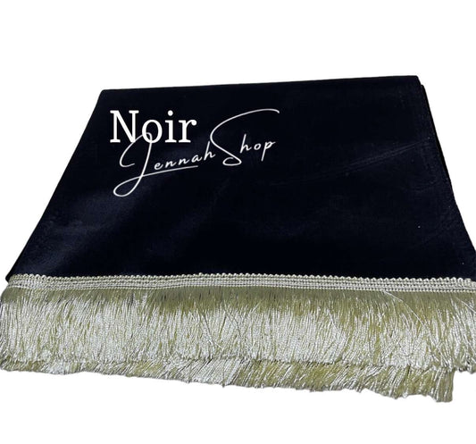 Tapis de prière personnalisé Noir