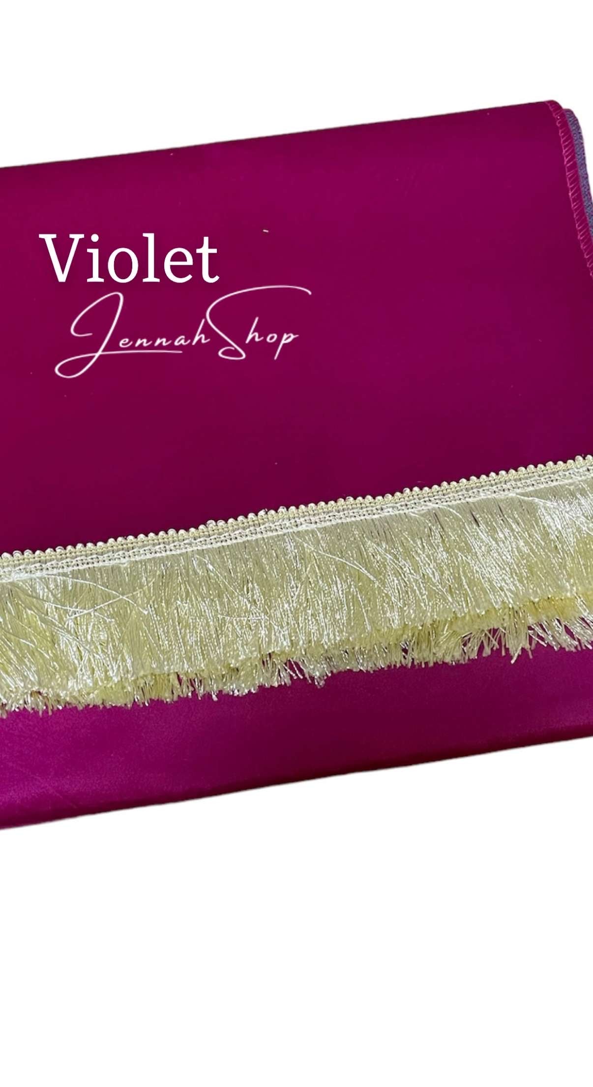 Tapis de prière personnalisé Violet